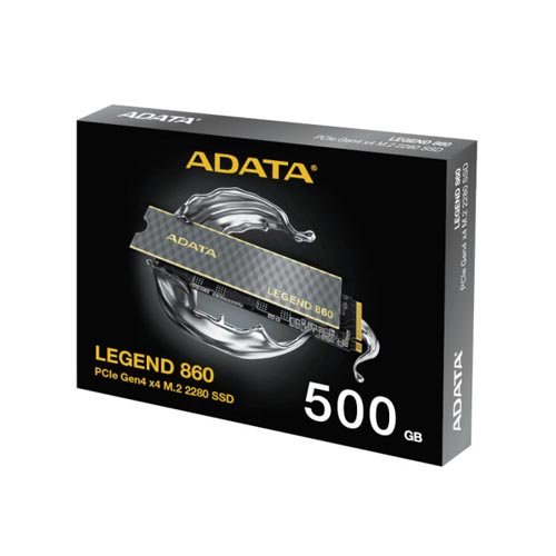 ADATA Legend 860 500GB NVMe Gen4 SSD SLEG-860-500GCS
