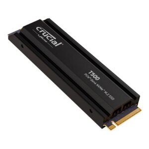 Crucial 4TB T500 PCIe 4.0 x4 M.2 Internal SSD with Heatsink CT4000T500SSD5