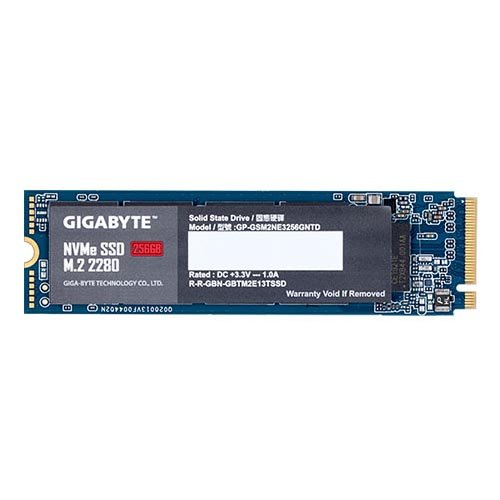 GIGABYTE 256GB M.2 PCIe NVMe SSD GP-GSM2NE3256GNTD