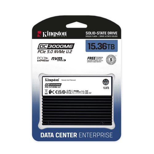 Kingston DC3000ME 3.84TB PCIe Gen5 NVMe U.2 SSD SEDC3000ME/3T8 - Image 3