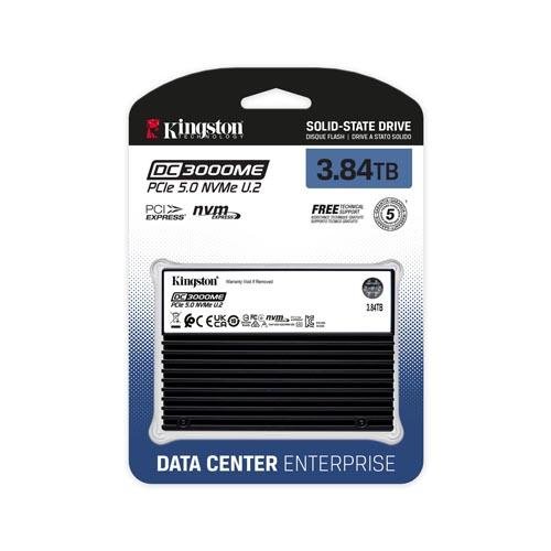 Kingston DC3000ME 3.84TB PCIe Gen5 NVMe U.2 SSD SEDC3000ME/3T8