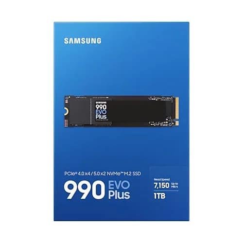 SAMSUNG 990 EVO Plus 1TB M.2 NVMe Gen5 SSD MZ-V9S1T0BW