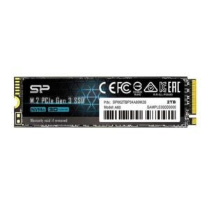Silicon Power P34A60 2TB M.2 NVMe Internal SSD SP002TBP34A60M28