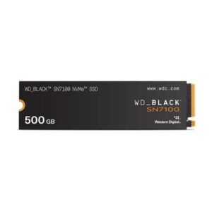 WD Black SN7100 500GB NVMe PCIe 4.0 Internal M.2 SSD WDBELG5000ABK-WRSN